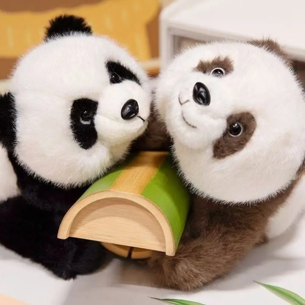 Kinderspeelgoed Panda Knuffels Simulatie Dier Hugmotion Technologie Panda Knuffel Kinderen Gits Zacht Materiaal Panda Pop