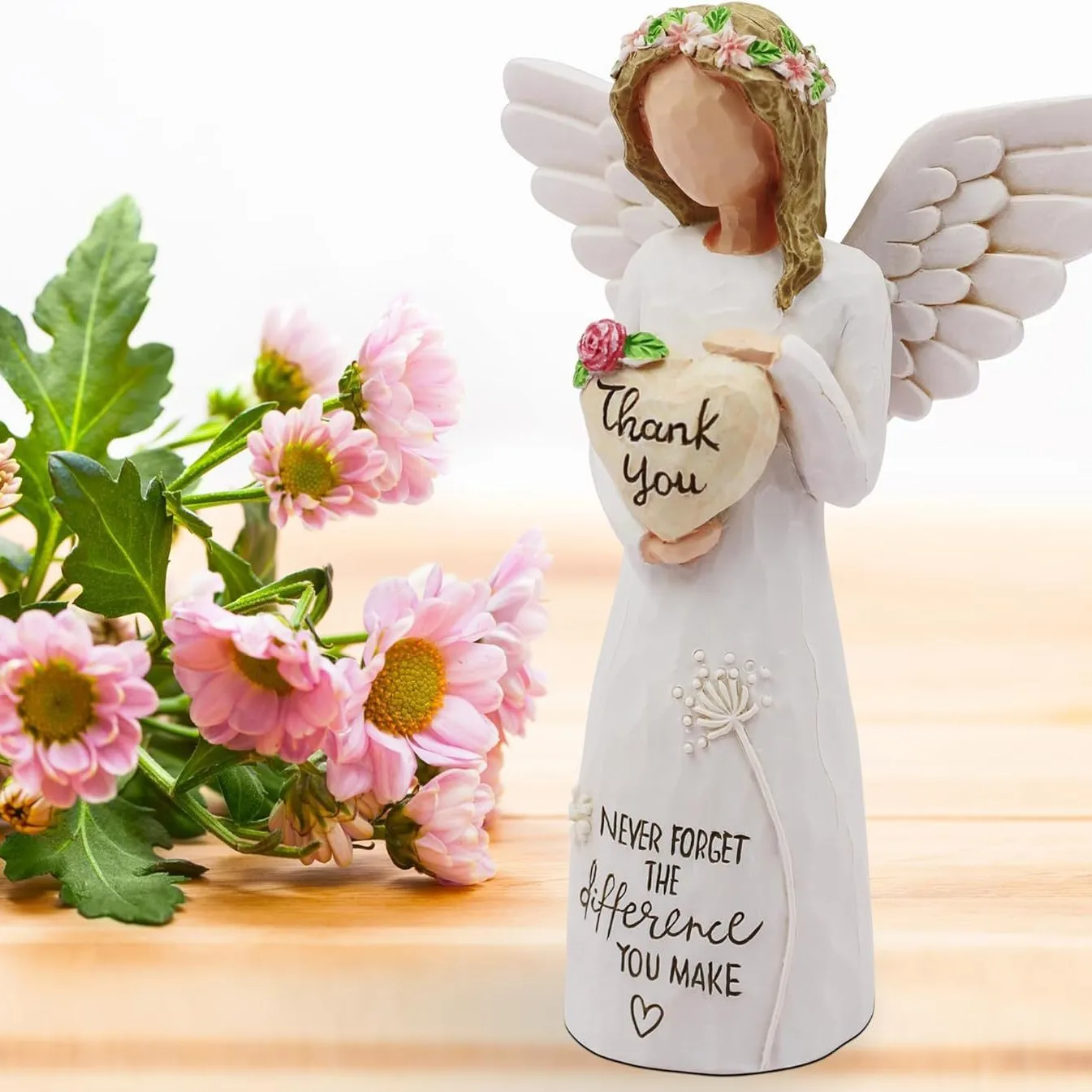 

Mother's Day Gift Resin Sculpture Ornament Warm Family Figurine Home Living Room Desktop Decoration for Mom