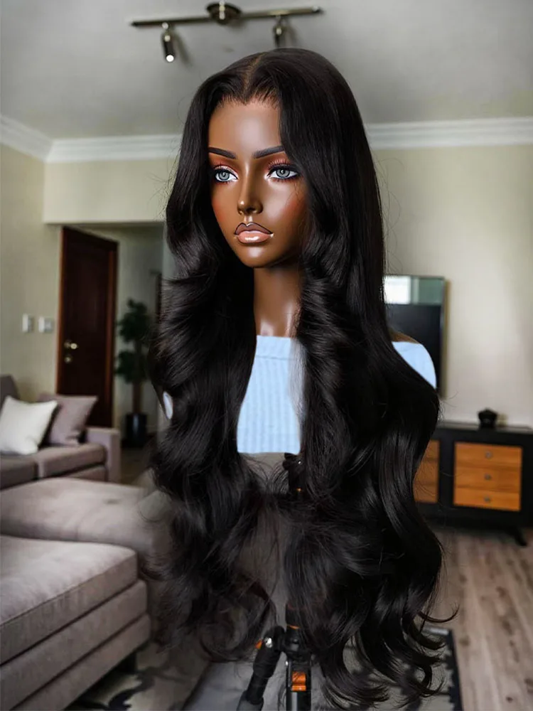 

30 40 Inches Body Wave 13x6 HD Transparent Lace Frontal Wigs Human Hair 13x4 Lace Front Preplucked Glueless 6x6 Lace Closure Wig