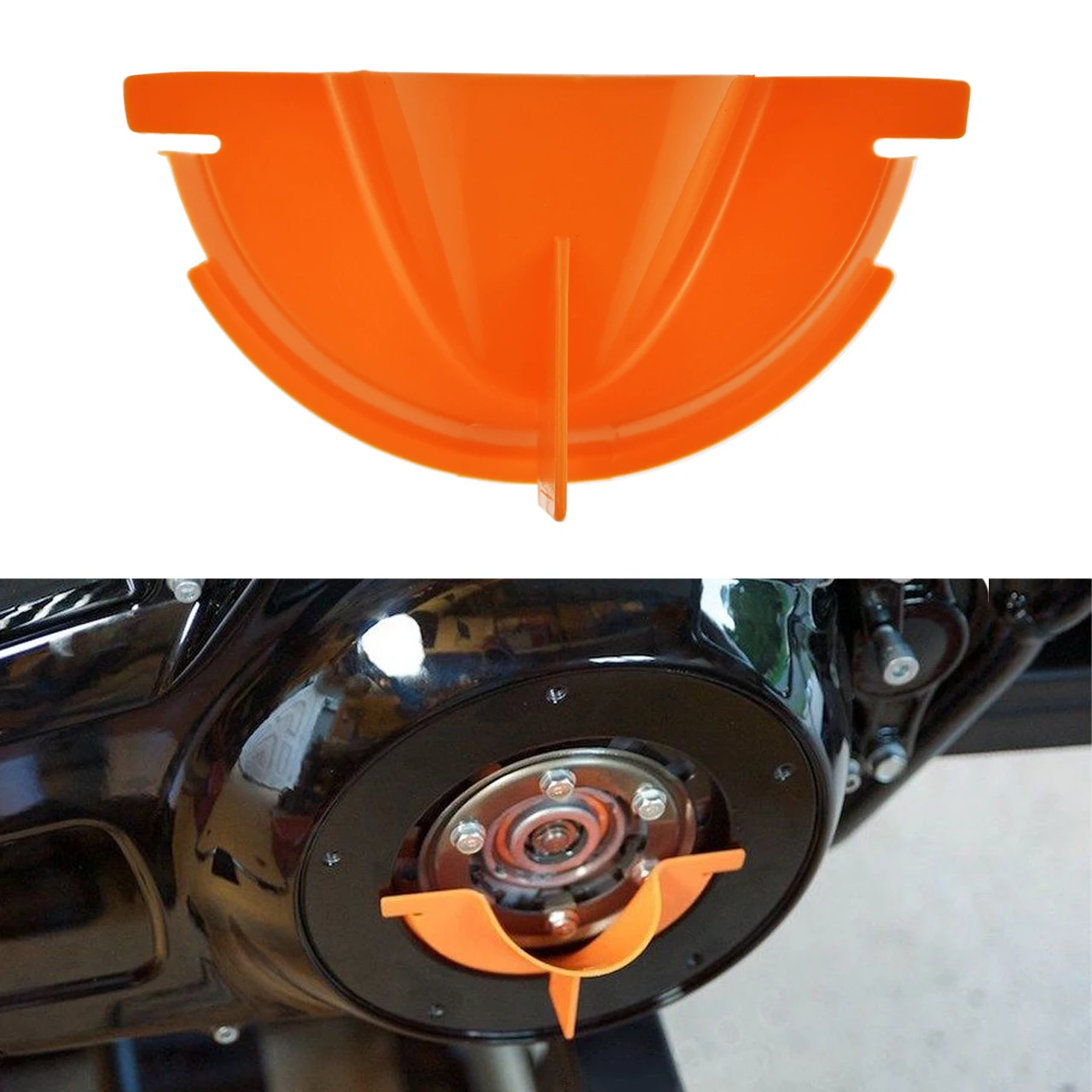 Motorcycle Primary Case Funnel Cap For Harley Dyna FXFBS Softail Fat Boy Touring Road King FLHR FLHT Ultra Oil Fill Funnel Cover