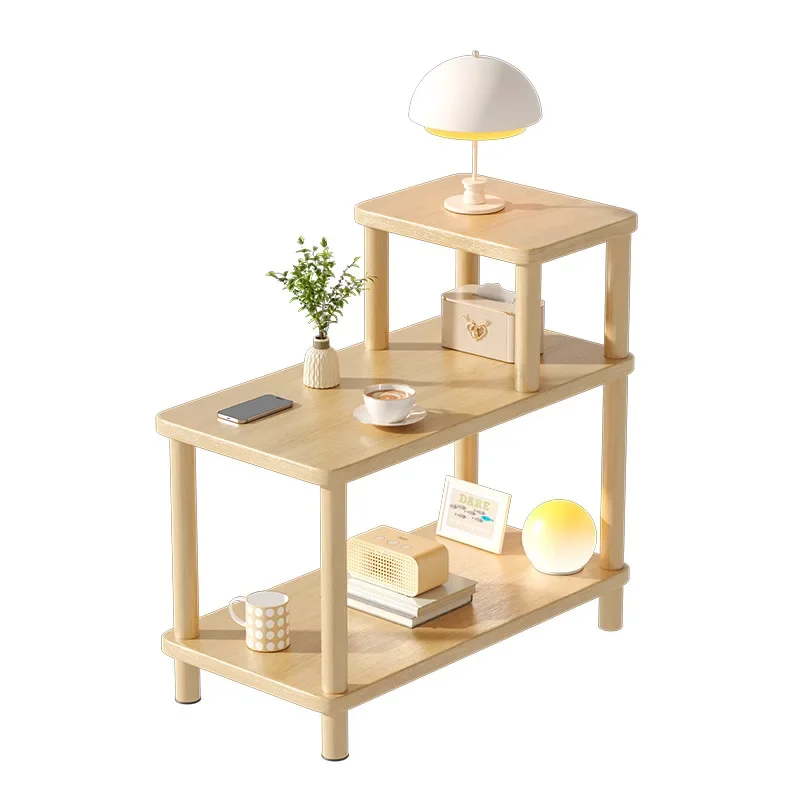 Simple bedroom bedside cabinet, rental room, several households, sofa side shelf, narrow small wooden bedside cabinet