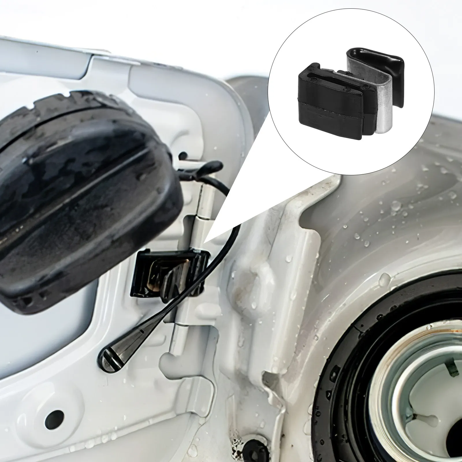Fuel Door Spring Clip Stable Material Easy Installation Gas Lid Spring Release Clip Replacement for Smooth Gas Door Operation