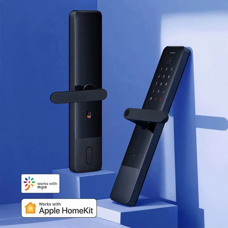 Mijia Youpin Smart Door Lock E Fingerprint HOMEKIT Unlock Long-lasting Power Door Lock With Doorbell APP Control