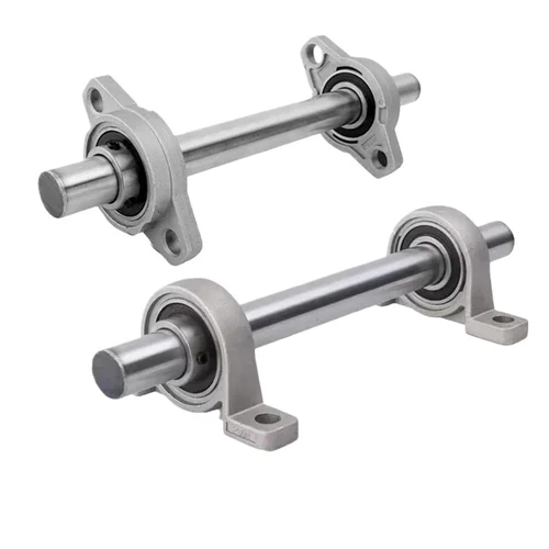 Imagen 2 del producto 1 unidad de eje óptico, eje de carril lineal OD8/10/12/15/16/17/20mm, 2 piezas KP/KPL, rodamiento de bolas de orificio, soporte montado en bloque de almohada, aleación de Zinc