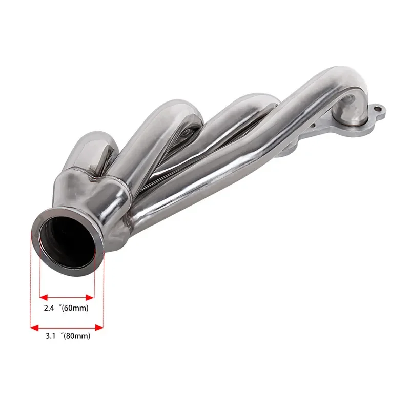 for Chevrolet C10 LS1 LS2 LS3 LS6 Stainless Steel Exhaust Manifold Header Kit Car Modification Parts