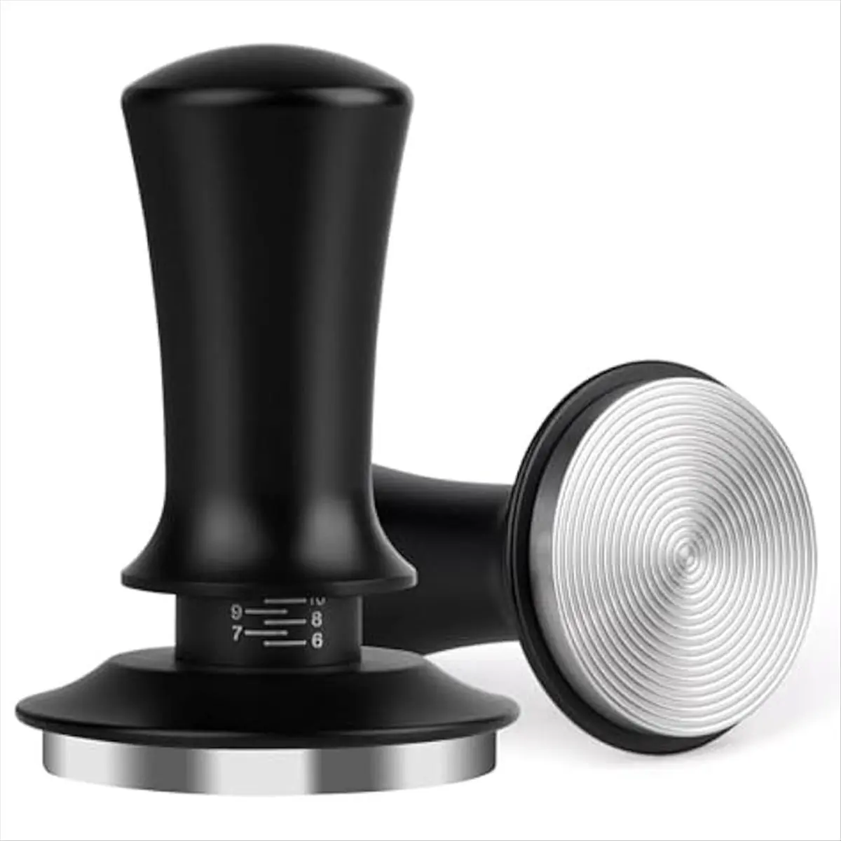 LUCK Espresso Tamper,Coffee Tamper for Espresso Machine,Depth-Adjustable Espresso Tamp Loaded Tamper, Hand Tampers 51mm