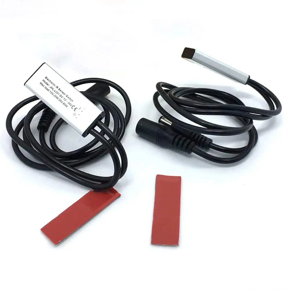 

12-24V Door Open Switch Designed To Work With Led Lights Installed In Cabinets Counters Closets Wardrobes Automatic On-Off