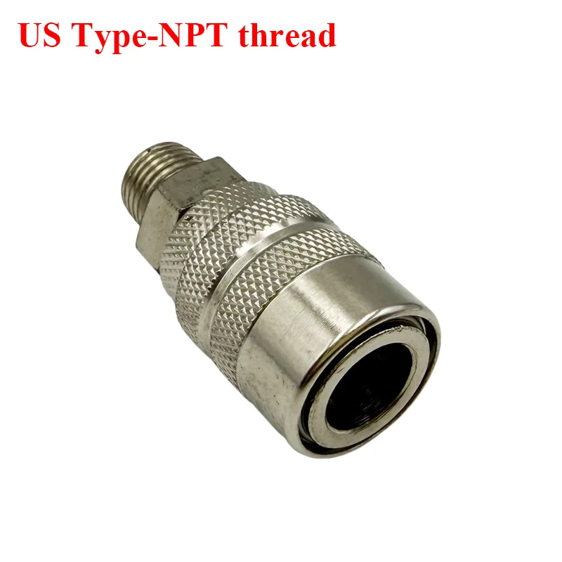 Picture 7: US type SM PM Quick Release Coupler NPT1/4 Male Thread Pneumatic Fitting Connector for Air Compressor Accessories