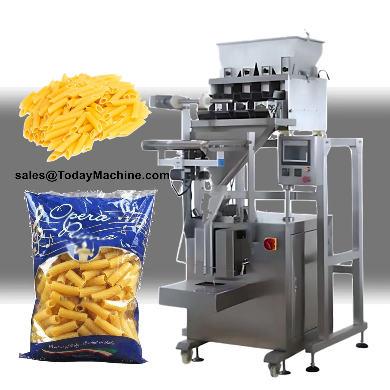 Vertical Granule Bag Packing Machine With Linear Weigher