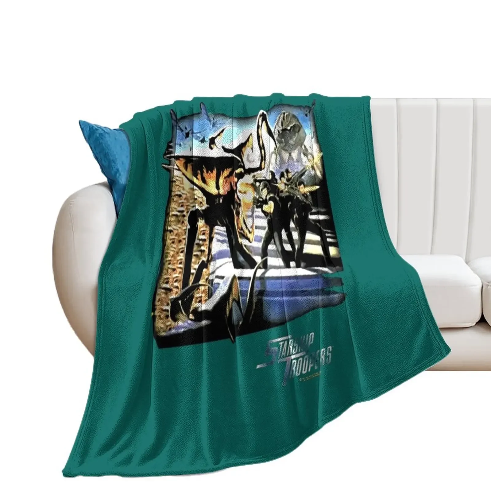 1997 STARSHIP TROOPERS Vintage Casper Van Dien Throw Blanket Luxury Designer Bed Fashionable warm for winter Blankets