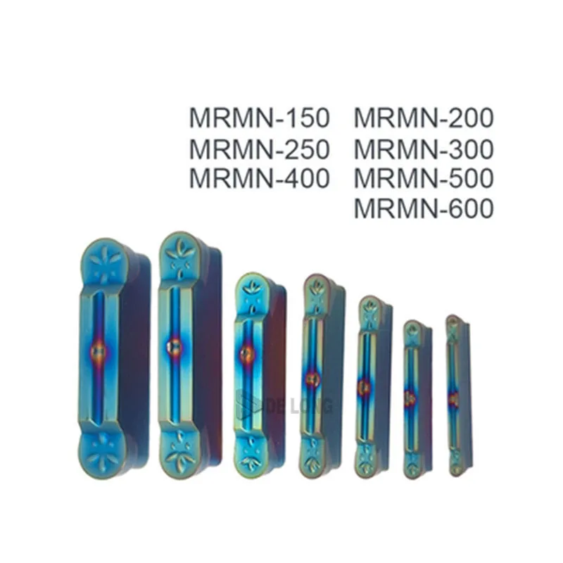 

CNC Grooving Inserts MRMN150 MRMN200 MRMN250 MRMN300 MRMN400 MRMN500 MRMN600 M Quenching Turning tools Nano Blue