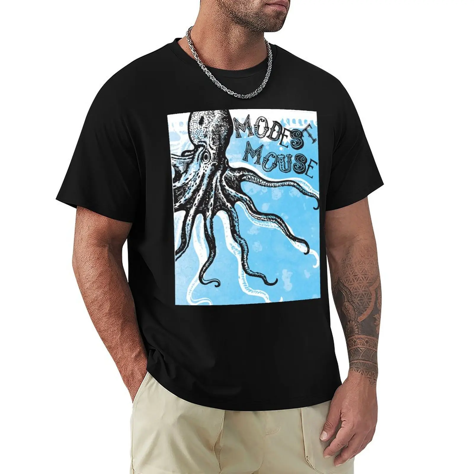 Modest Mouse Bear Let's Rock T-Shirt t shirts cotton 100% T-Shirt