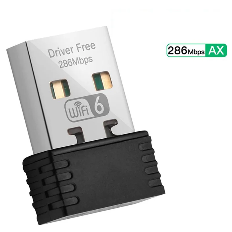 -A96Z 3X Wireless Wifi 6 Adapter AX286 802.11Ax 2.4Ghz Free Driver USB Network Card For Win7/10/11 Computer Mini Wifi Receptor