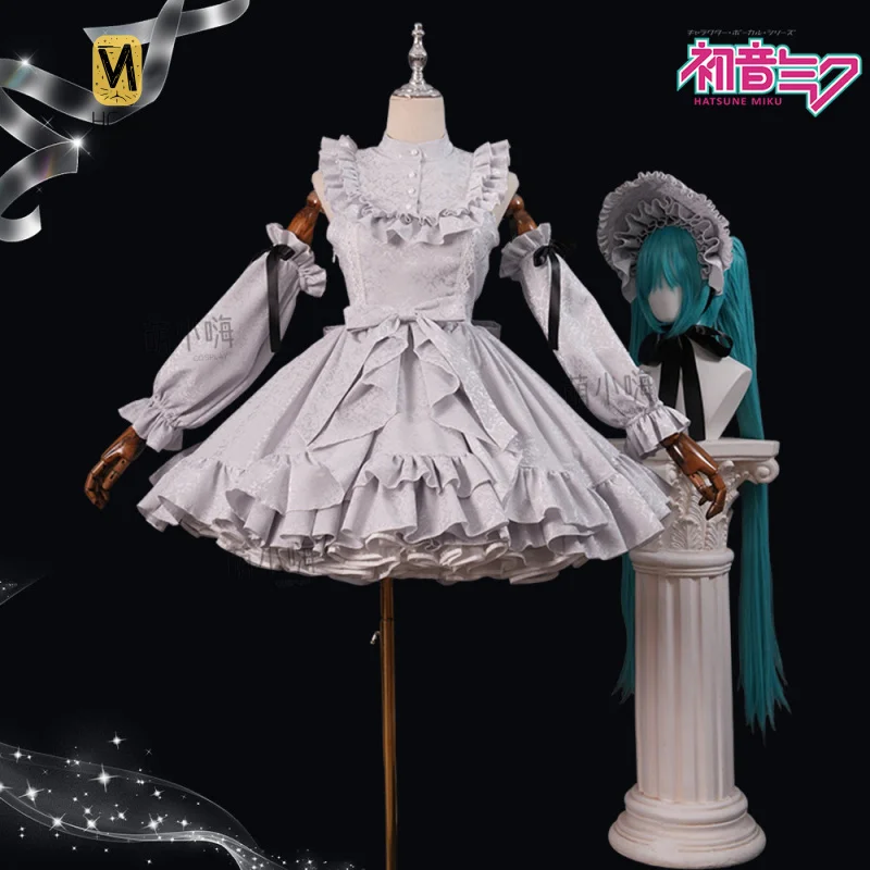

HCos mikuu Cosplay Costume Women Lolita Dress Fancy Party Suit Halloween Carnival Uniforms Anime Clothing