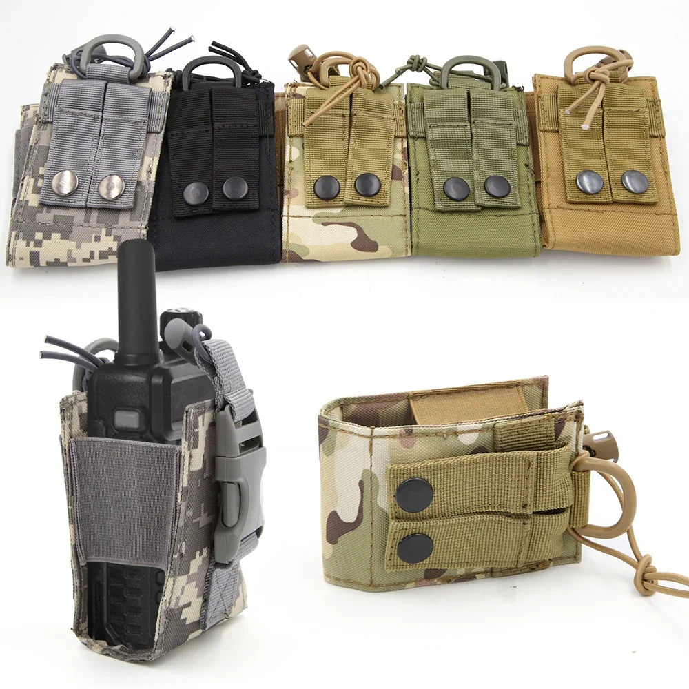 

1pcs Package Pouch Walkie Holder Bag Sports Pendant Molle Nylon Radio Magazine Mag Pouch Pocket