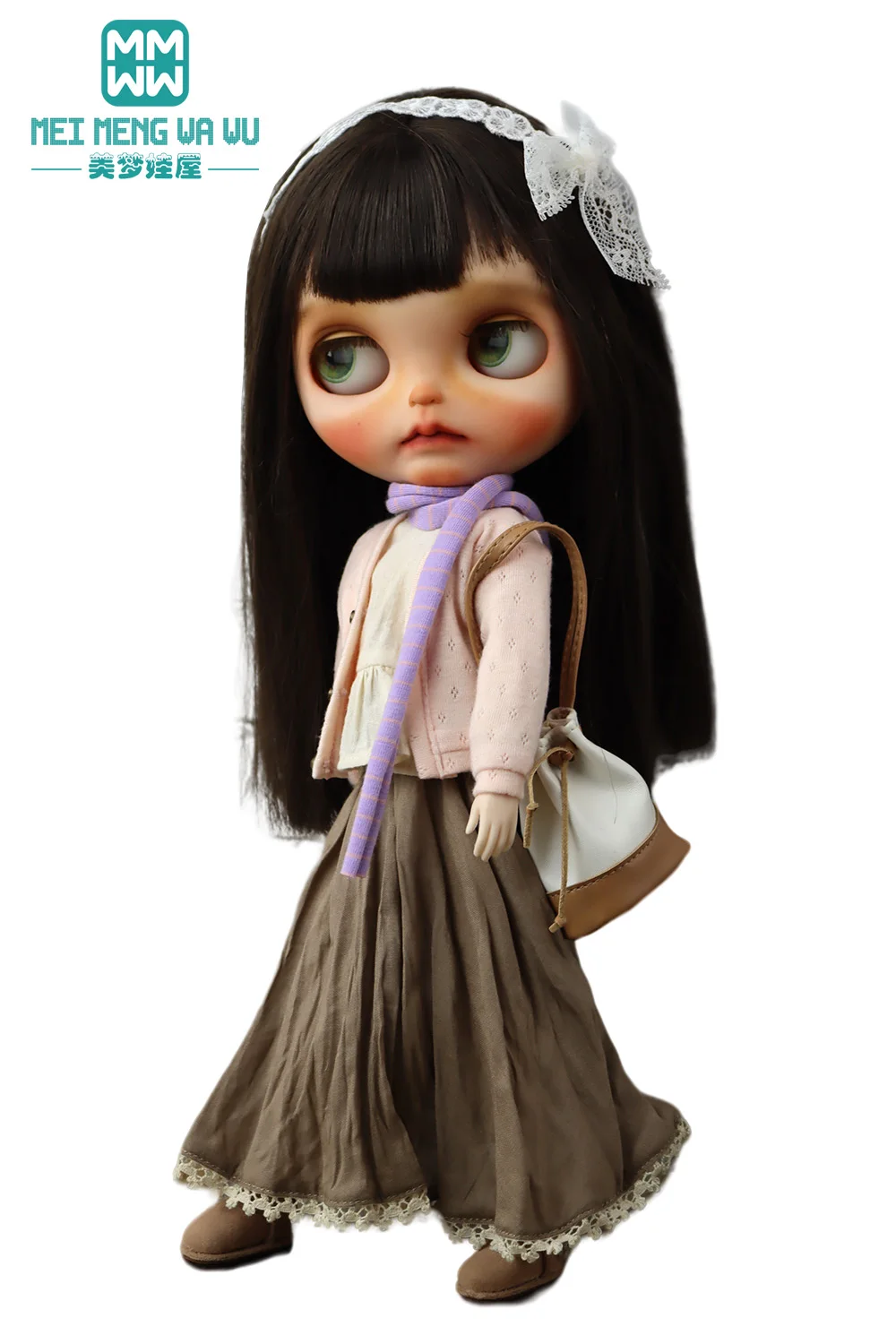 Blyth Doll Clothes Fashionable cut-out cardigan for Azone OBitsu FR Toys gift