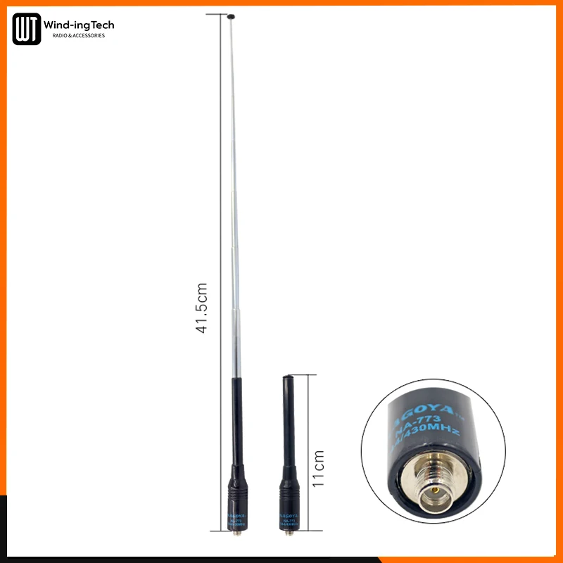 1/2/5/10 PCS NA-773 Antenna UV 5RPlus Flexible Antenna VHF/UHF SMA Female For Quansheng UV-K5 UV-K6 Walkie Talkie UV 82Radio