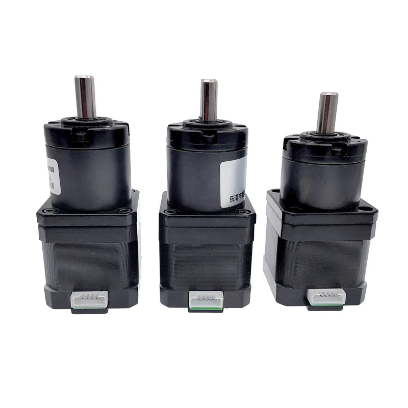 1Pc 42BYG Stepper Motor 40mm Body Length with 3.71:1 -139:1 Ratio NEMA17 Planetary Gear Stepping Motor with Gearbox