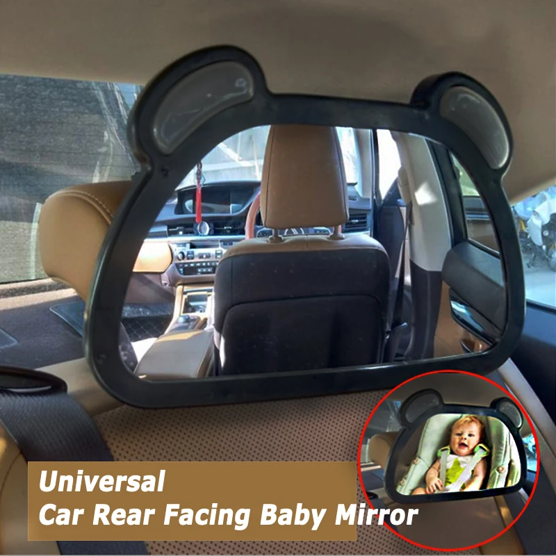 

Universal Car Rear Facing Baby Mirror Led Back Seat Auxiliary Viewing Mirror Baby Safety Monitor Interier Car Accessories