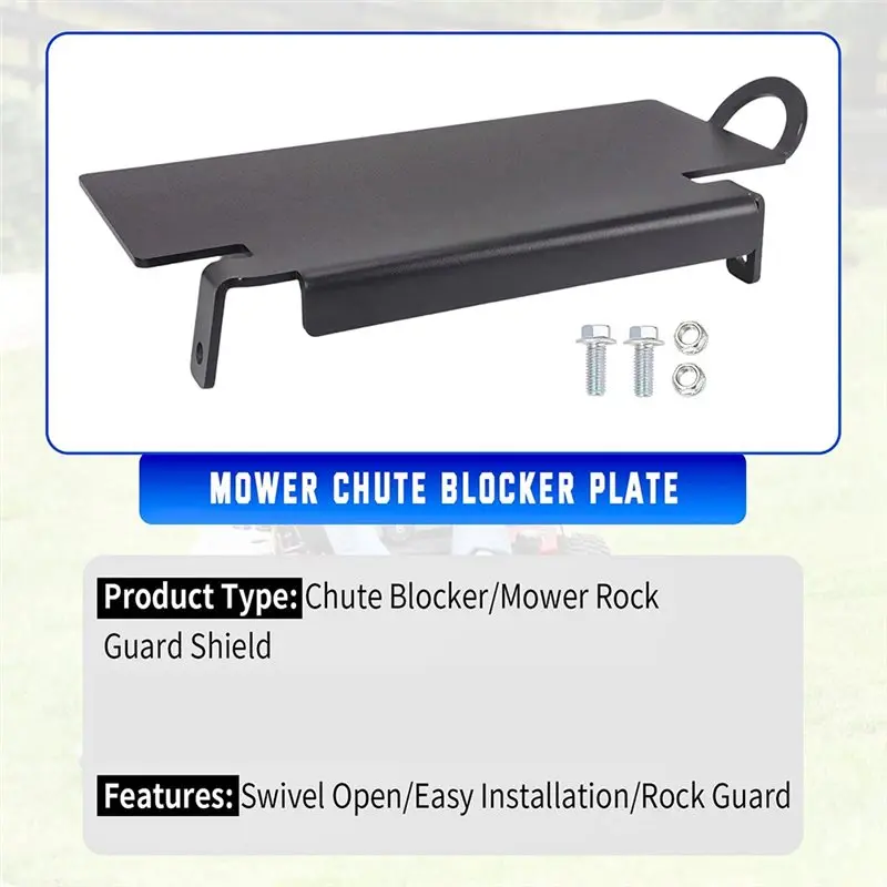 Mower Chute Blocker Plate For Exmark Lazer Lxar Z 48