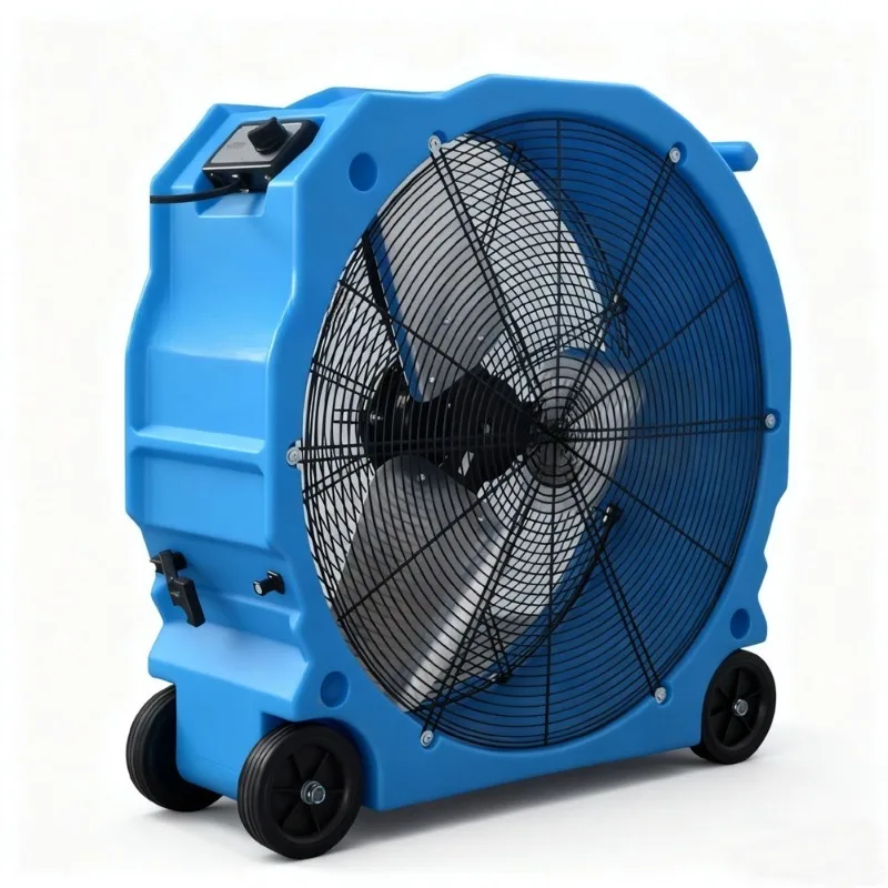 Plastic Economy Drum Fan Onedry Roto Mold Air Mover Fan Blower for Industrial Commercial Workshop Warehouse