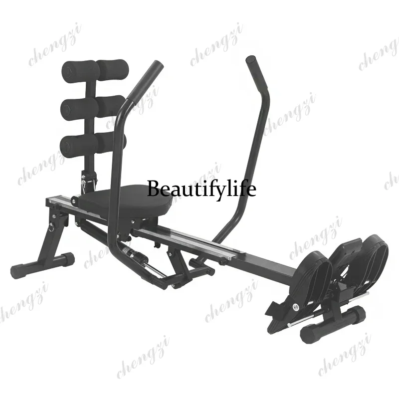 Rowing Machine, Household Hydraulic Water Resistance, Wind Resistance, Indoor Rowing, Weight Loss, Fitness Training Equipment