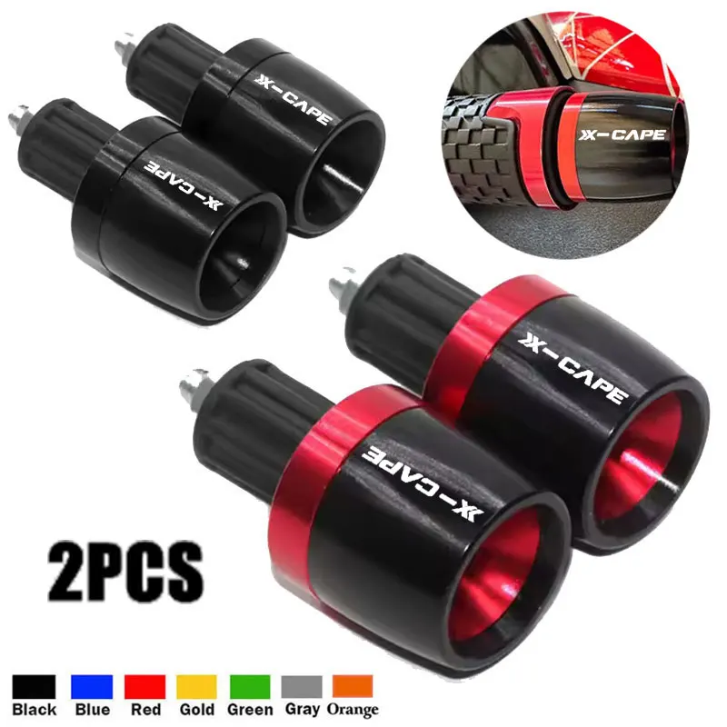 CNC Aluminium Motorrad Zubehör Lenker Griffe Enden Griff Bar Kappe End Stecker Für Moto Morini XCape 650 650X X Cape 650X