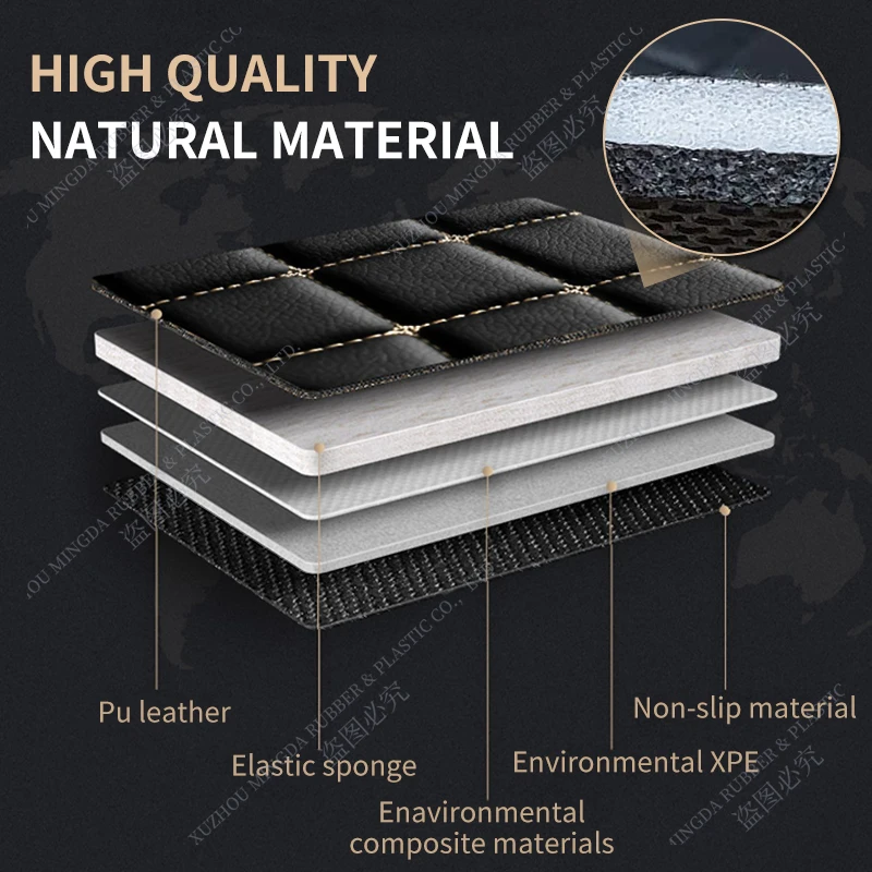 Car Trunk Mat For MG HS 2018 2019 2020 2021 2022 2023 Car floor mats Cover Carpet Pad Car Accessories Auto Interior Decoration