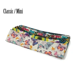 New Autumn Trim Classic Mini Floral Fabric Trim Cotton Fabric Thin Decoration for Obag Handbag O Bag