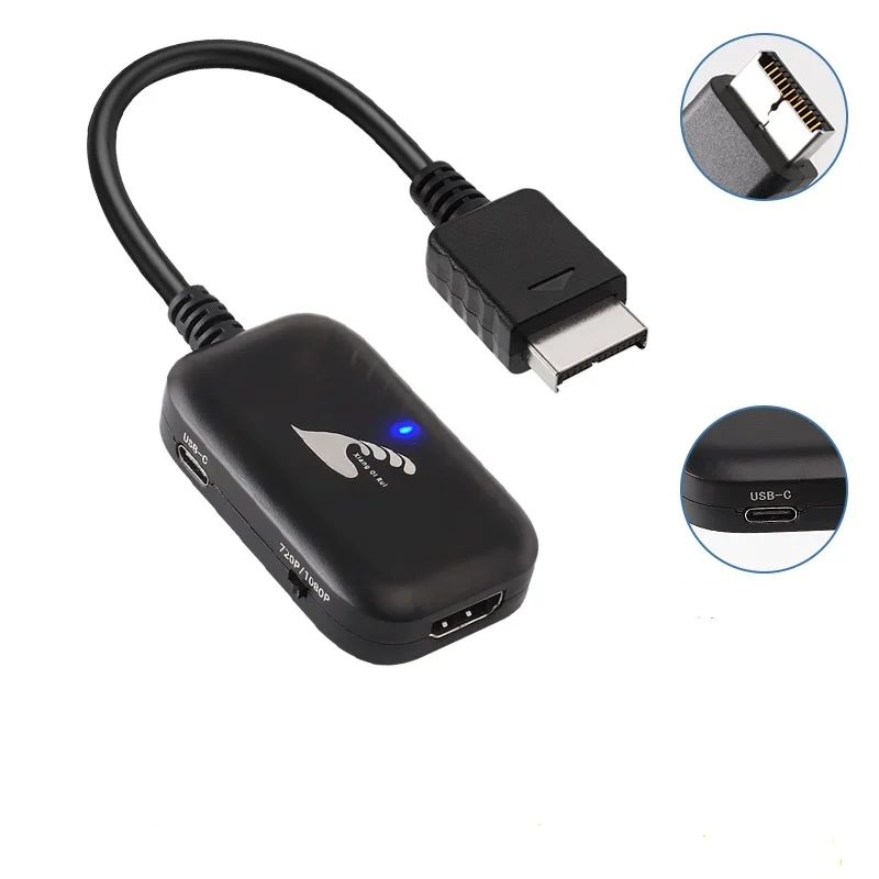 

Cable For PS2 to HDMI-compatible Converter For PS1 PS2 PlayStation 1/2 Game Consoles to TV 480p 720p 1080p