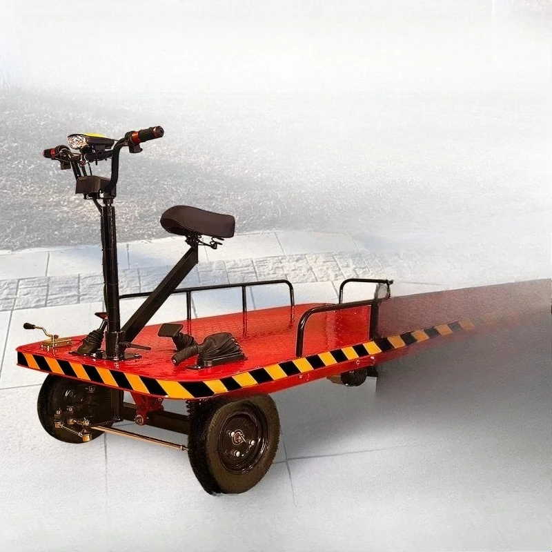 Electric flatbed truck construction site cart upside down donkey greenhouse breeding load transportation project four-wheel