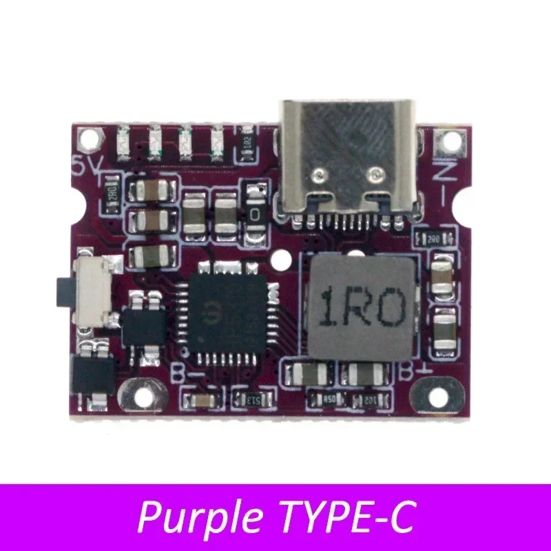 Type-C USB 5V 3.1A Boost Converter Step-Up Power Module IP5310 Mobile Power Bank Accessories With Switch LED Indicator