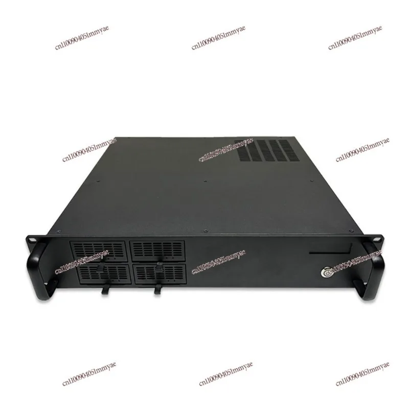 2U Rack Mount Server Chassis 4Bay Hot Swap Hard Drive Aluminum Case Efficient Heat Dissipation Industrial Storage Server Cabinet