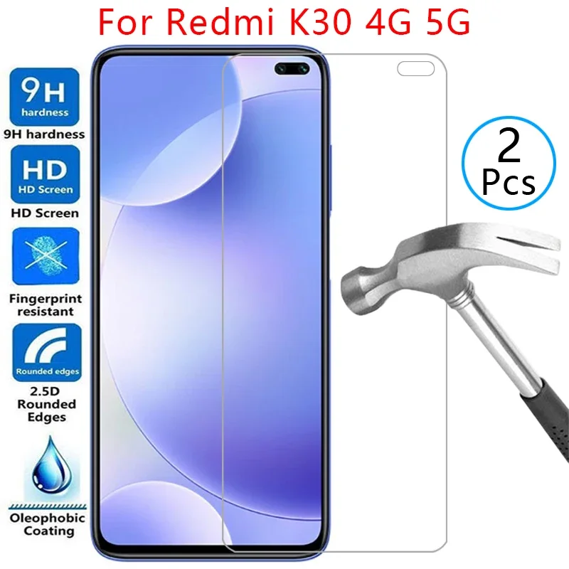 tempered glass screen protector for xiaomi redmi k30 case cover on ksiomi redmik30 k 30 30k 5g protective phone coque bag readmi