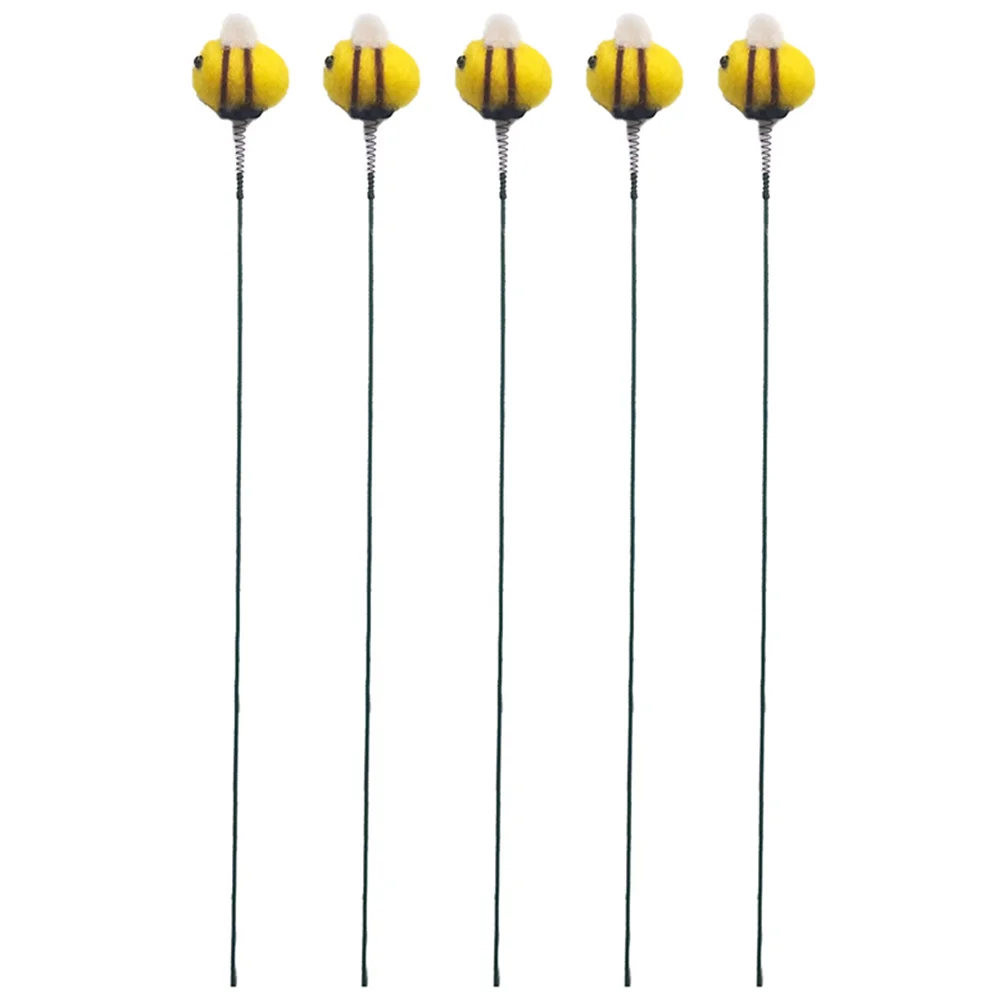 

5 Pcs Plant Decor Lawn Ornaments Stake Yard Flower Bed Decorative Spring Patios Yard Decoration Outdoor