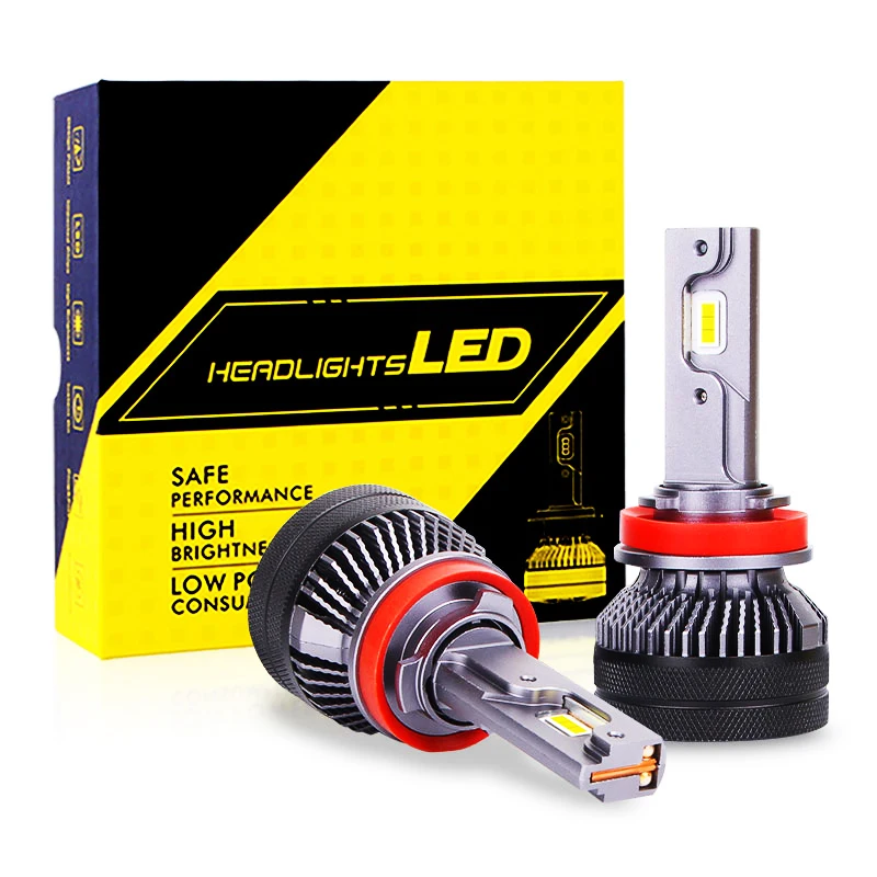 

Auto Lighting T50 110w h11 Led headlight Car H7 H4 CSP 9005 881 D2H Led Double Copper Pipe Car Led Light