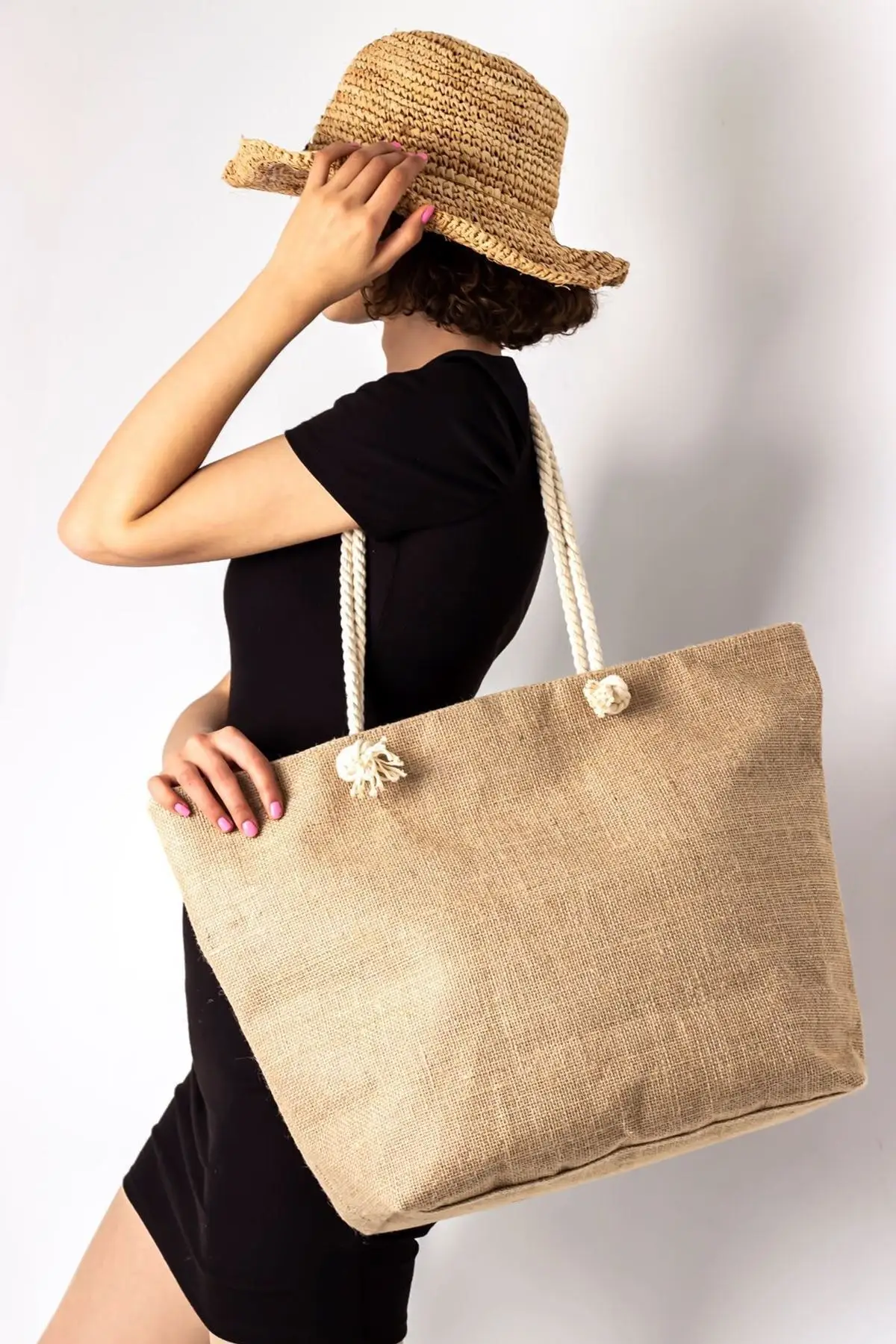 Women's Straw Beach Bag Straw Straw Stylish Sturdy Knitted for the beach 2021 summer fashion trend handy