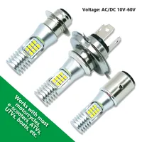 10000Lm H4 LED Moto H6 BA20D P15D LED Moto Motorcycle Headlight Bulbs White 6000K Hi Lo Lamp DC AC 10V-60V 16SMD 3020 LED Lights