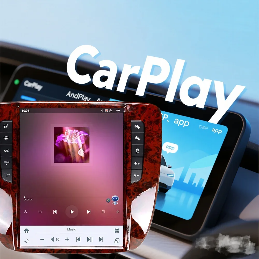 YANFU Car Radio For GMC Yukon Chevrolet Tahoe Silverado 2007-2013 Carplay Android 13.0 Touch Screen GPS Navigation Head Unit 4G