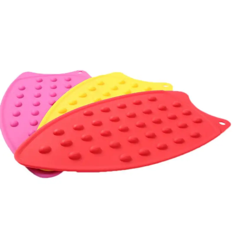 Creative Silicone Iron Hot Protection Rest Pad Mat Rest Ironing Pad Insulation Boards Safe Surface