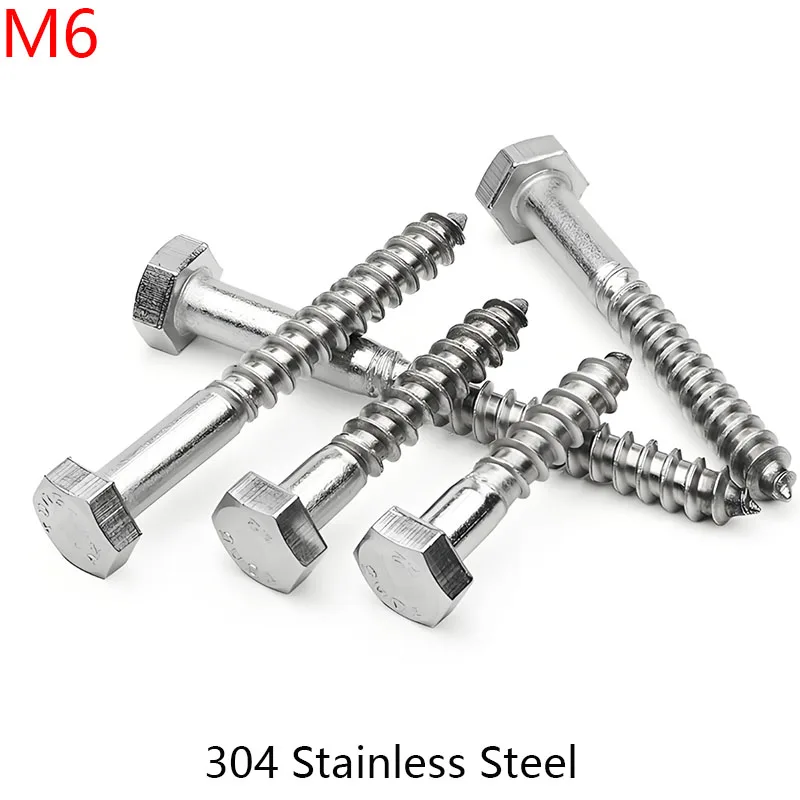 M6 Hex Lag Bolts Fo… - image