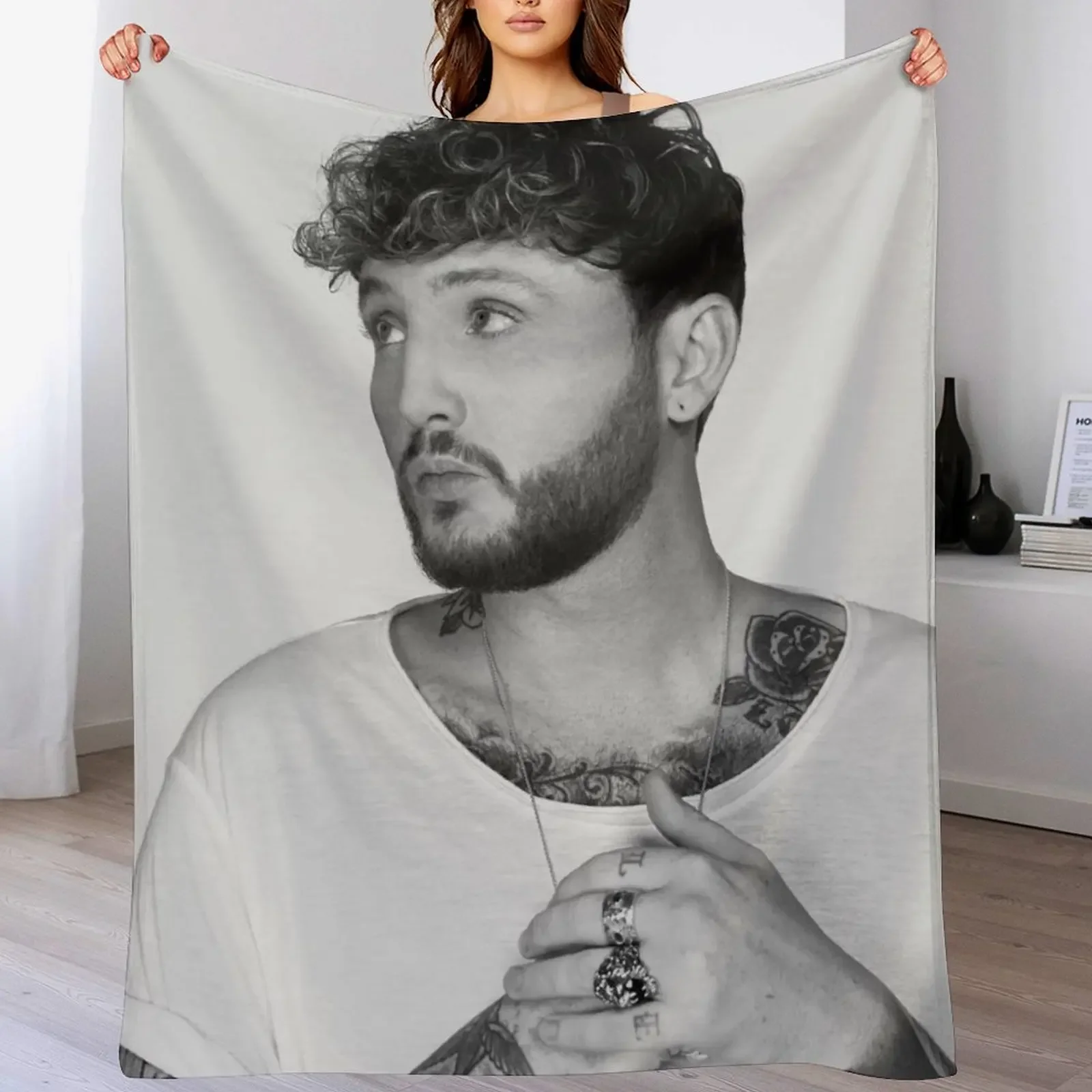 

Fivebu Show James The You American Tour 2019 Throw Blanket blankets and throws Cute Plaid Blankets For Bed Sofa Throw Blankets