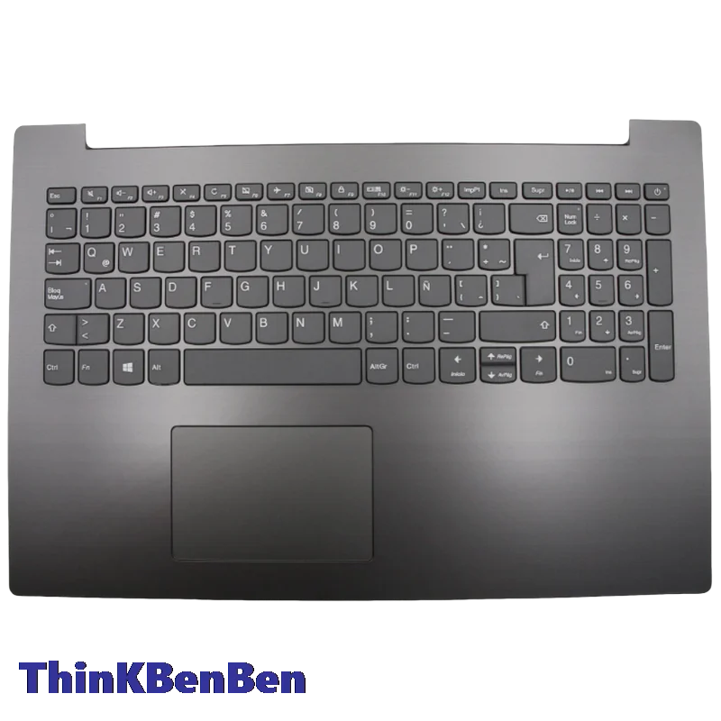 LAS Latin Spanish Keyboard Iron Gray Upper Case Palmrest Shell Cover For Lenovo ideapad 330 15 IGM AST IKB 5CB0R16600