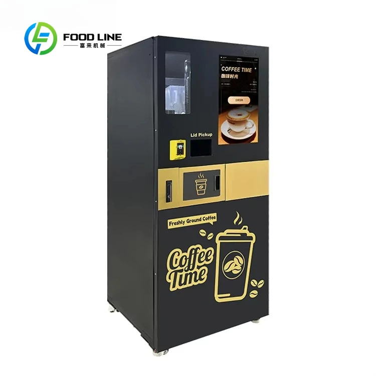 Coffee Vending Machine Customized High-End Touchscreen Automatic With Multi Payment Method