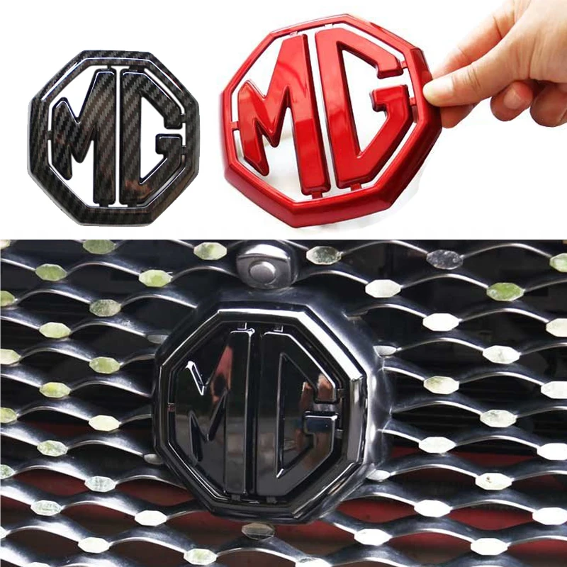 

Car Front Grille Badge Logo Plastic Car Stickers for MG 6 5 MG ZS HS Car Rear Emblem High-end Decals Auto Exterior Decoration
