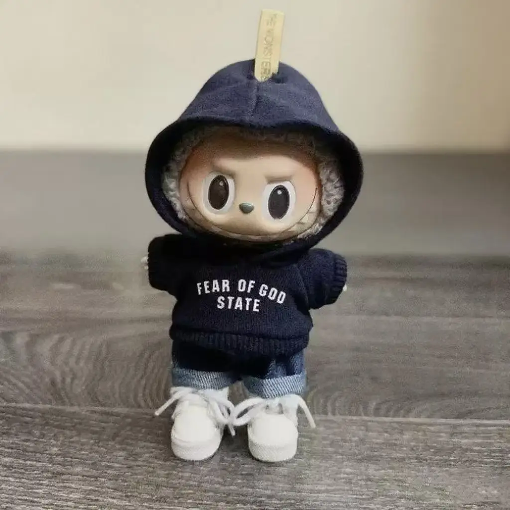 

2025 Newest Mini Plush Doll Accessories 15-17cm Labubu Popular Doll Clothes Collection, Birthday Gifts, Parties
