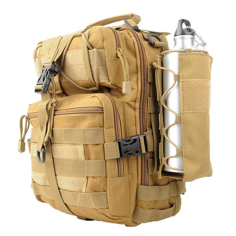 Bolsa táctica MOLLE porta botella para cinturón, camping y senderismo - imagen 2