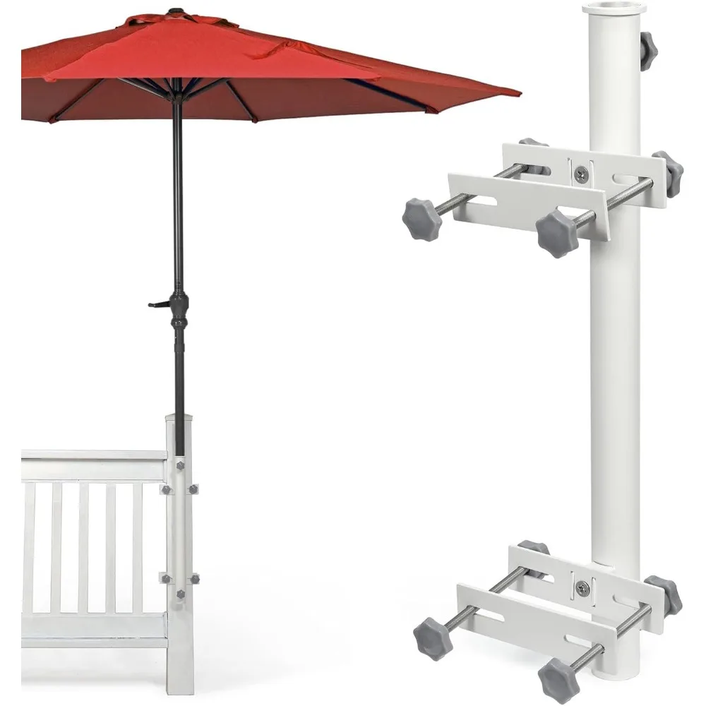 

304 Stainless Steel Patio Umbrella Holder, Heavy-Duty Umbrella Deck Mount, for Outdoor Umbrella Holder for Deck Railing,Post Dec