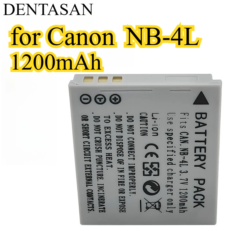 بطارية 1200 مللي أمبير NB-4L لكاميرات كانون SX280 SX275 SX510 IXUS 85IS 95IS 300HS خلية طاقة بديلة مفككة بالكامل