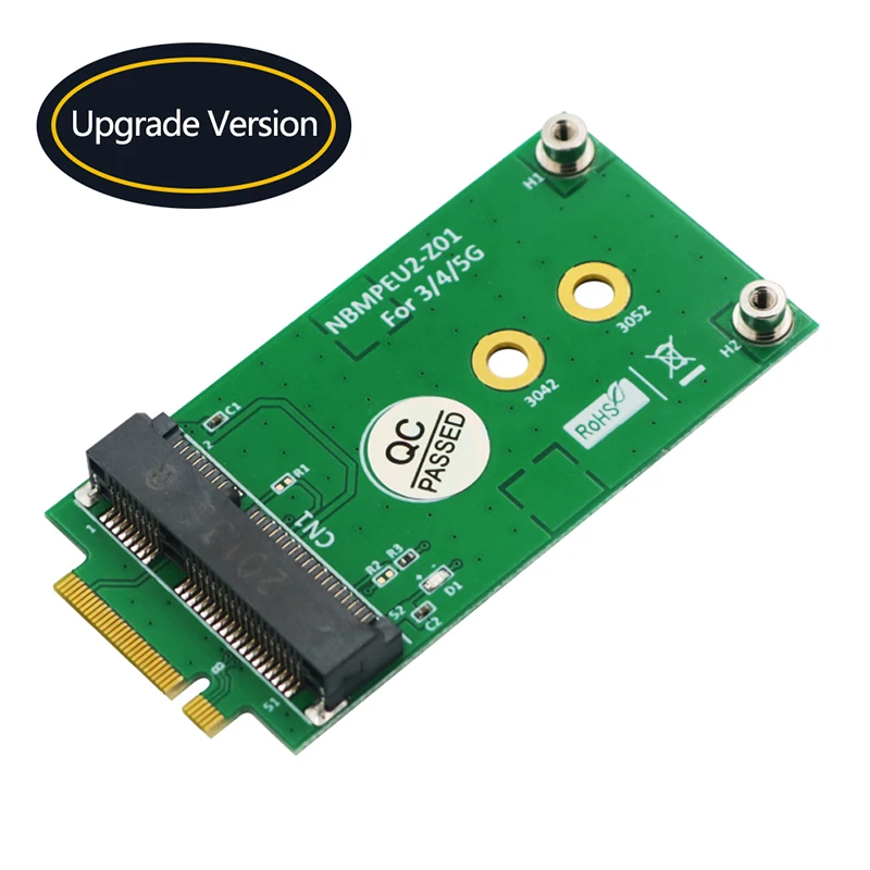 Adapter M.2 Key B do Mini PCI-E Konwerter płytki Riser dla modułu 3G/4G/5G Obsługa pełnowymiarowej karty Mini PCIE 3042/3052 do komputerów stacjonarnych